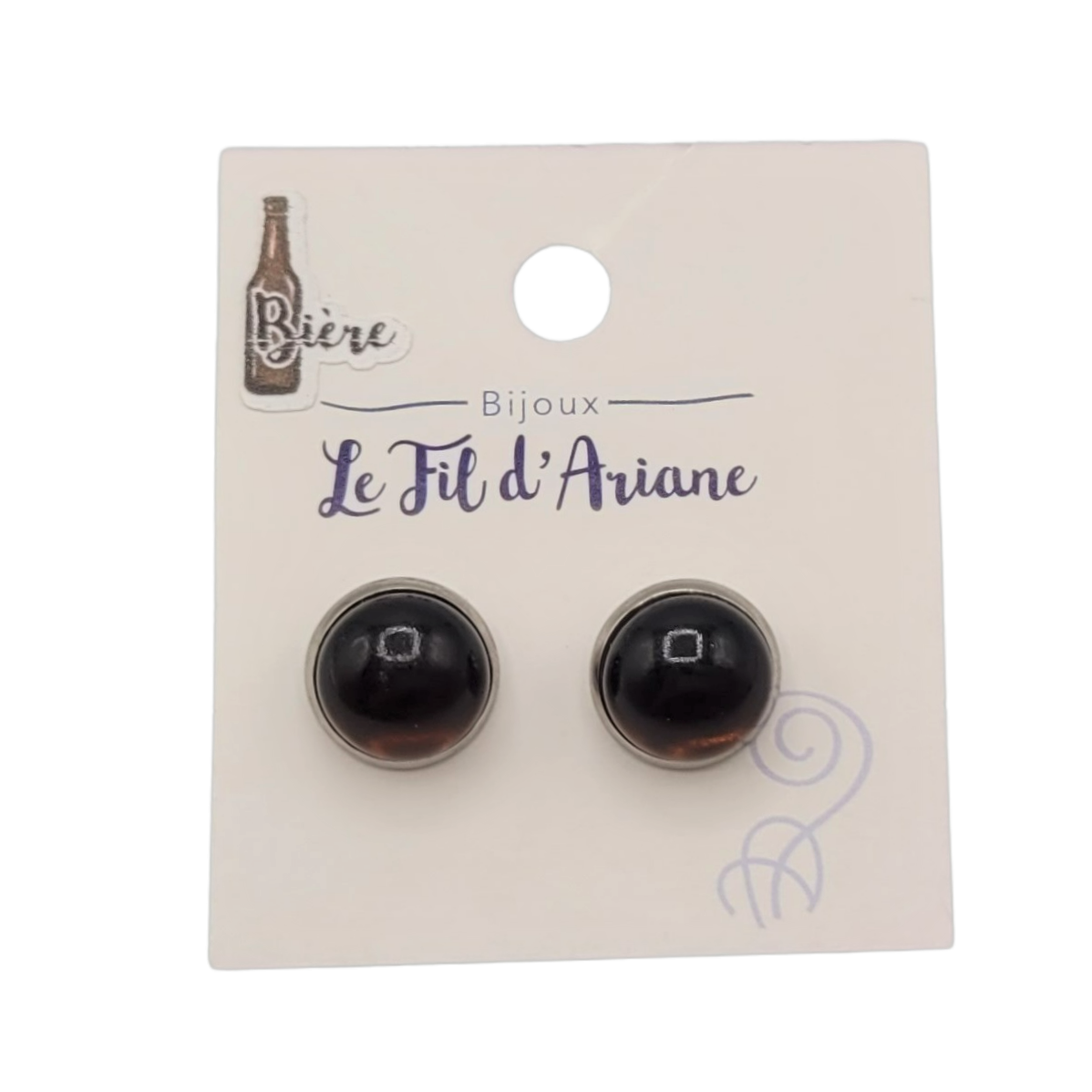 Boucles d'oreilles Cabochon