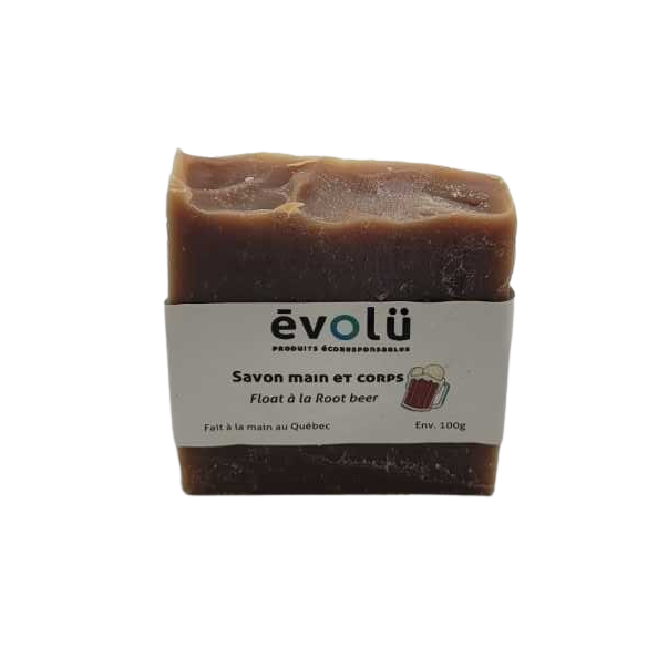 Savon float à la rootbeer
