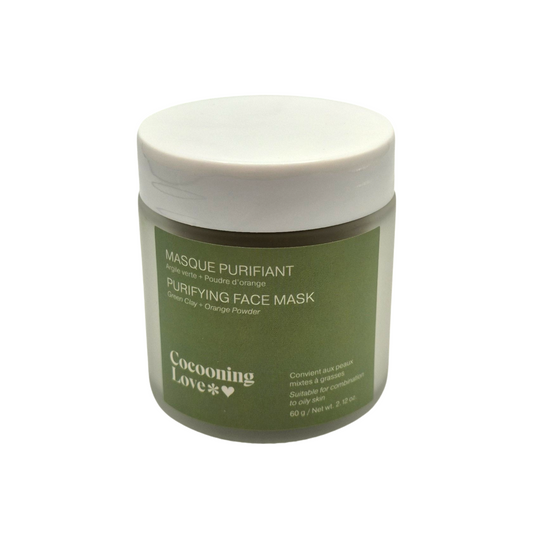 Masque vert nettoyant et purifiant pour visage ou cheveux