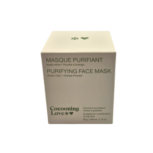 Masque vert nettoyant et purifiant pour visage ou cheveux
