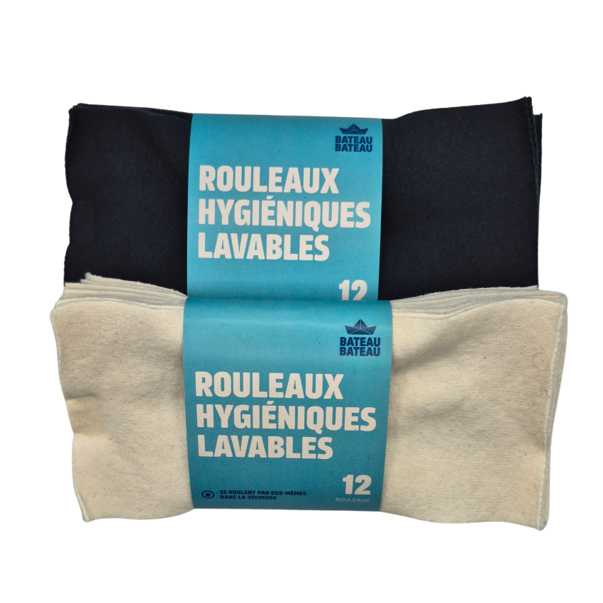 Papier hygiénique en rouleaux