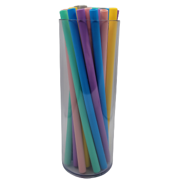 Paille en silicone pour smoothie