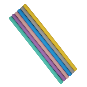 Paille en silicone pour smoothie