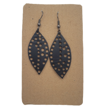 Boucles d'oreilles de chambre à air de vélo