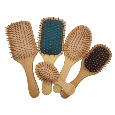 Brosse à cheveux en bambou