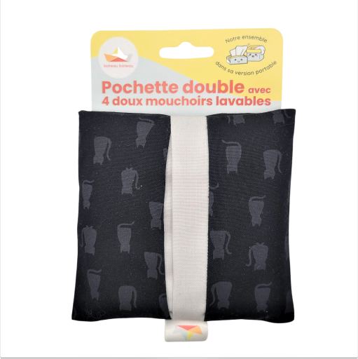 Mouchoir lavable - Pochette de transport