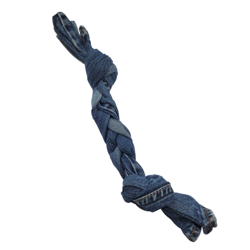 Jouet pour chien en jeans