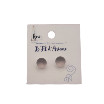 Boucles d'oreilles Puce en verre