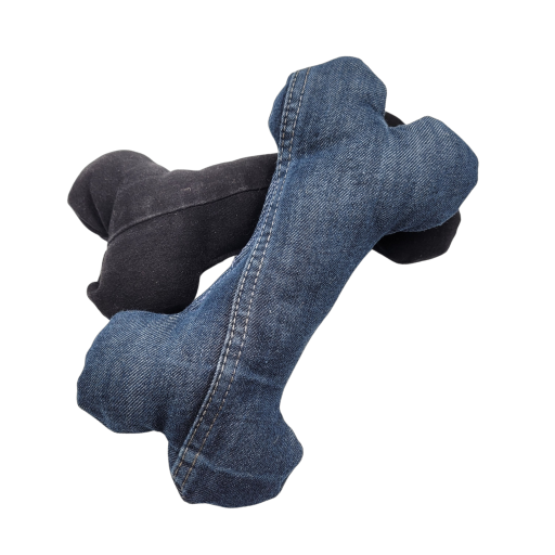 Jouet pour chien en jeans