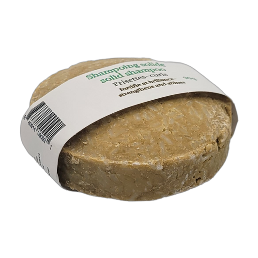Shampoing en barre végane frisettes
