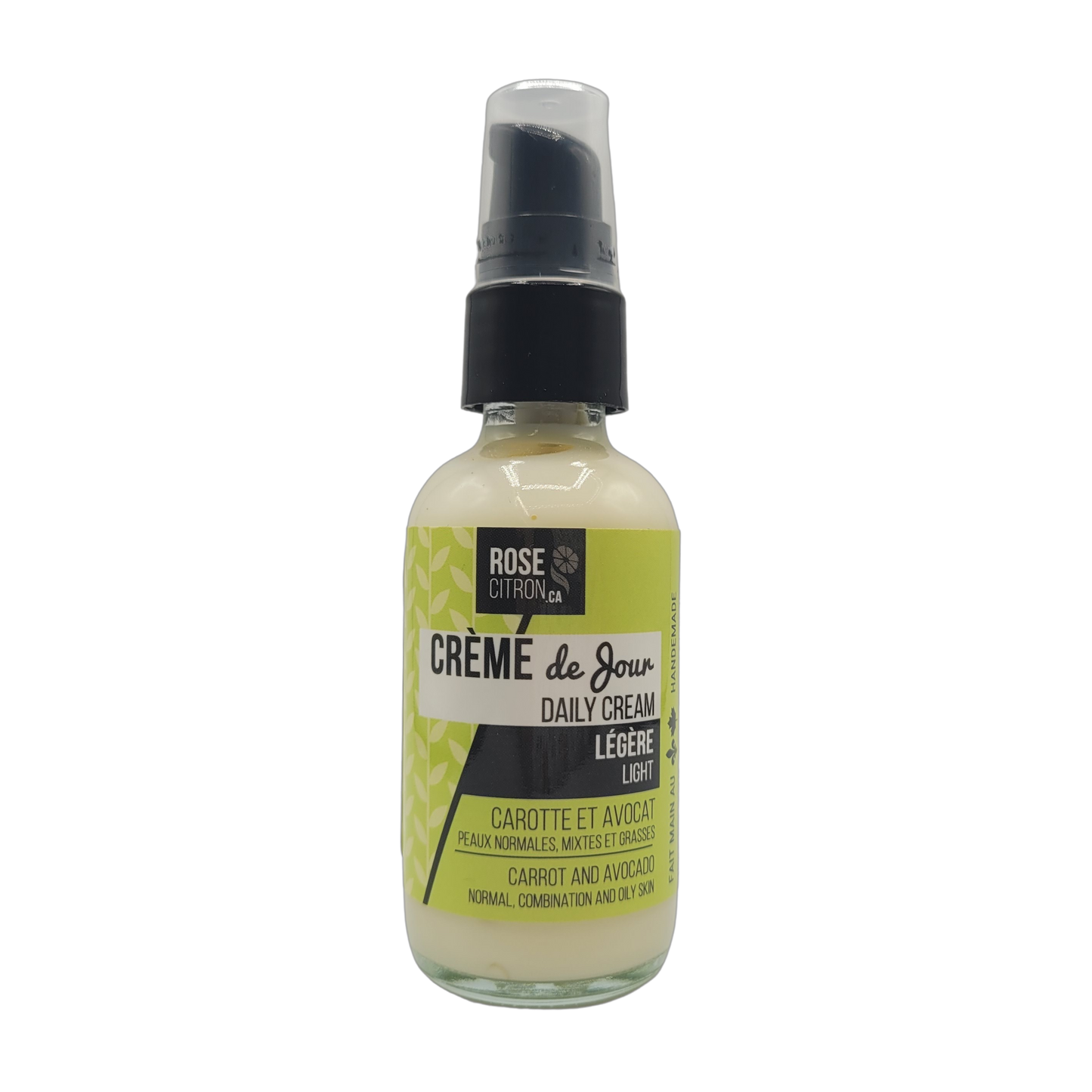 Crème visage - carotte et avocat