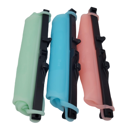 Sac en silicone avec barre rigide et clip