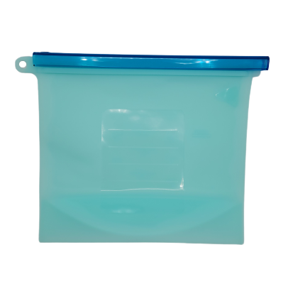 Sac en silicone avec barre de fermeture