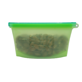 Sac en silicone avec barre de fermeture