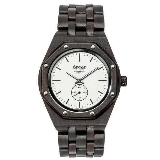 Montre en bois revalorisé pour homme - Washington North Leadwood