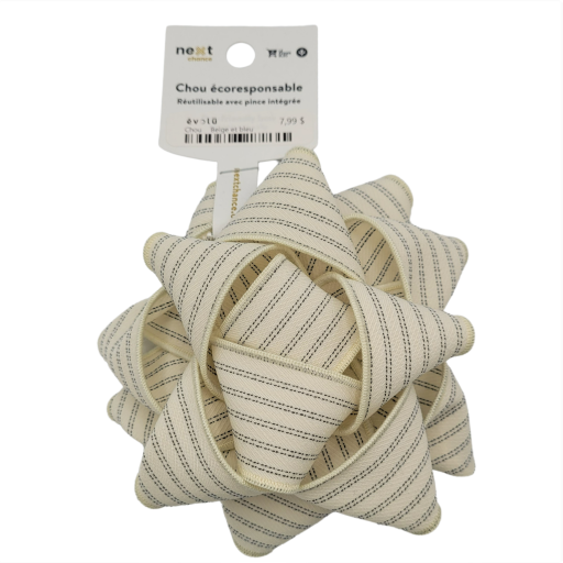 Chou en tissu revalorisé Beige